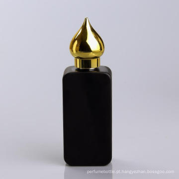 Frasco de perfume preto rápido das citações 50ml